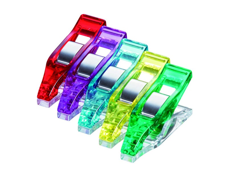 Clover Mini Wonder Clips (50 pcs. Assorted Colors) - Image 1